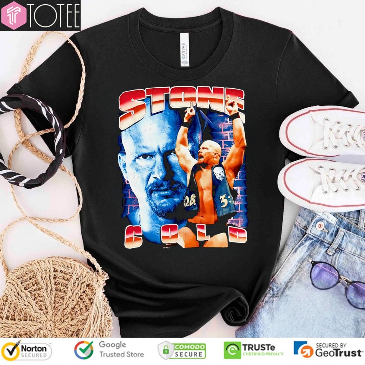 Wwe Stone Cold Steve Austin Graphic Vintage Bootleg T-shirt