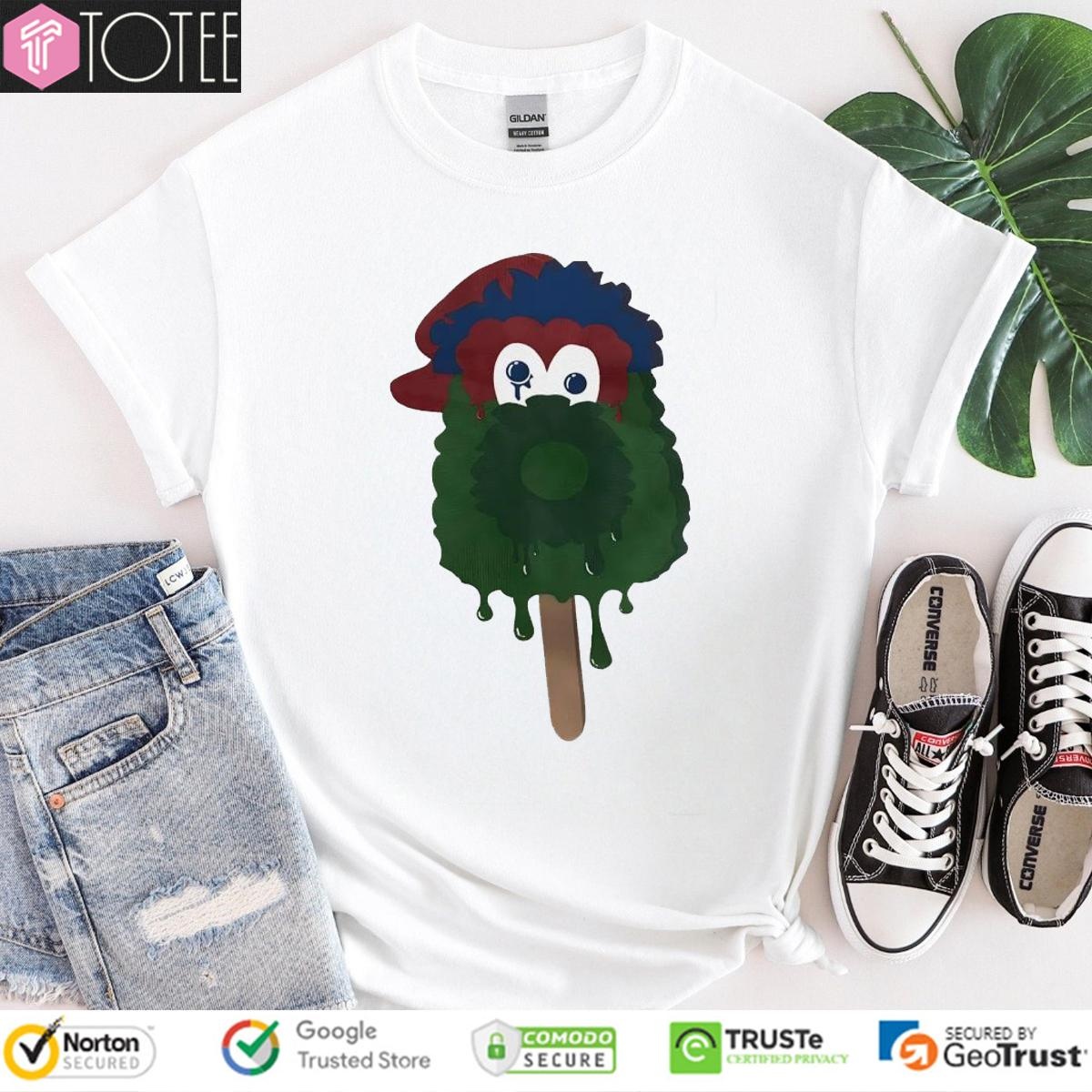Ice Cream Philadelphia Phillies Mascot T-shirt