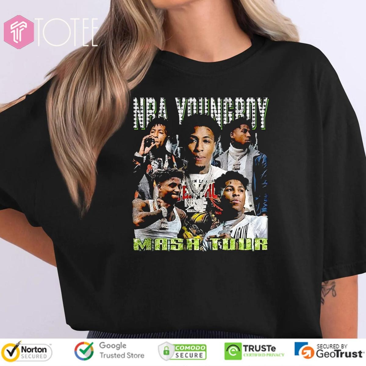 Nba Youngboy Masa Tour Graphic T-shirt