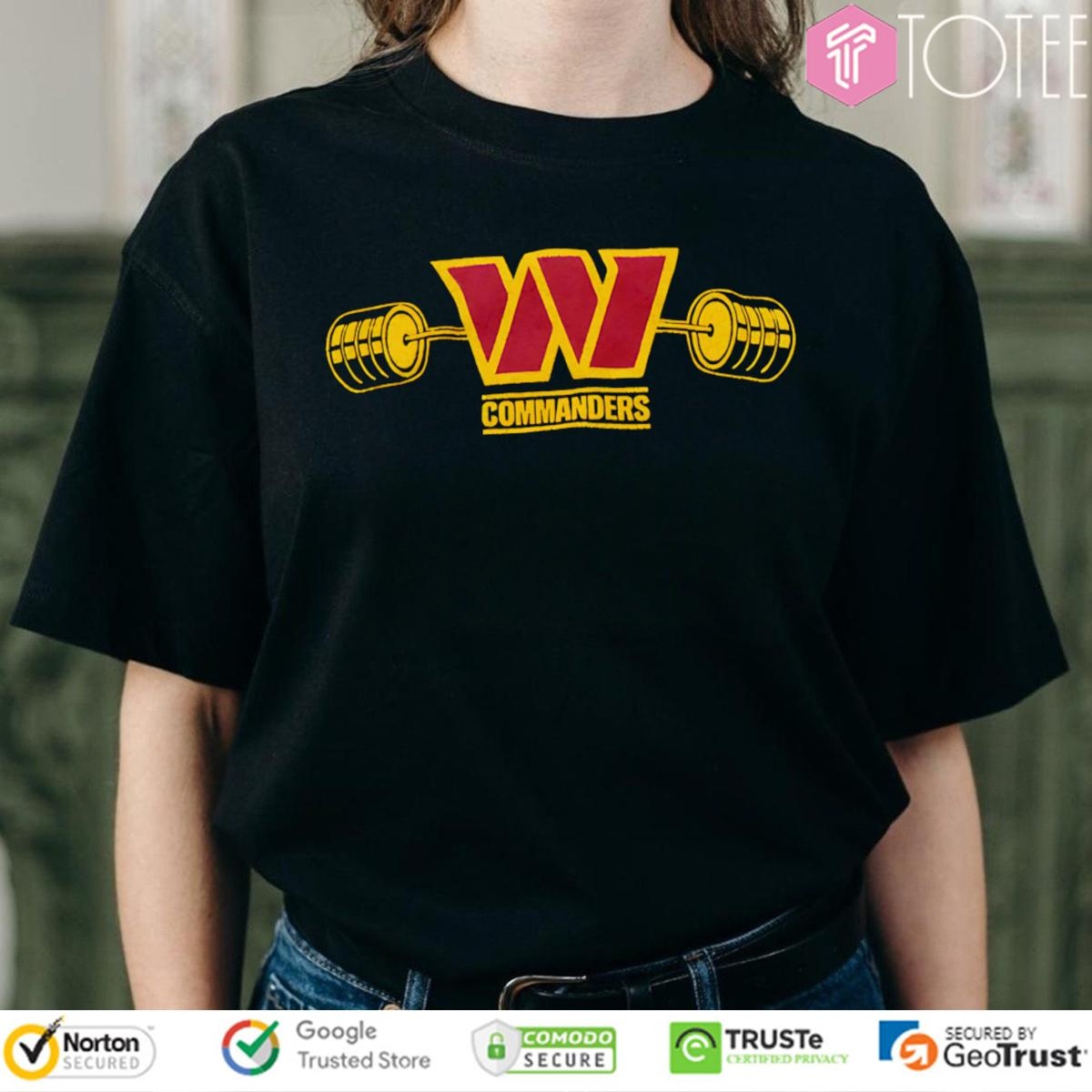 Weightlifting Washington Commanders Logo T-shirt
