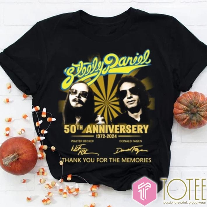 50Th Anniversary 1972-2024 Steely Dan Signatures T-shirt