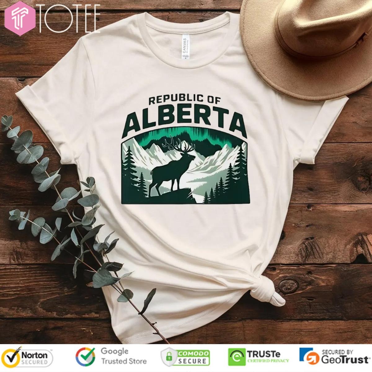 Republic Of Alberta Canada T-shirt