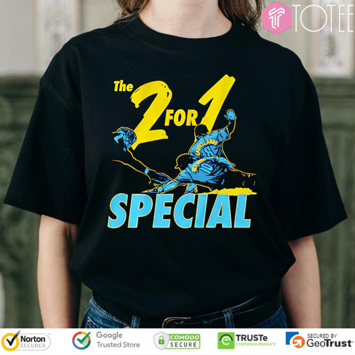 The 2 For 1 Special J.T. Realmuto Nick Castellanos Philadelphia Phillies T-shirt