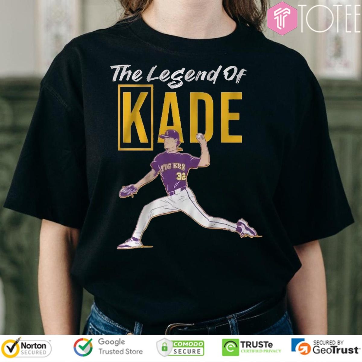The Legend Of Kade Anderson Ls Tiger Baseball T-shirt