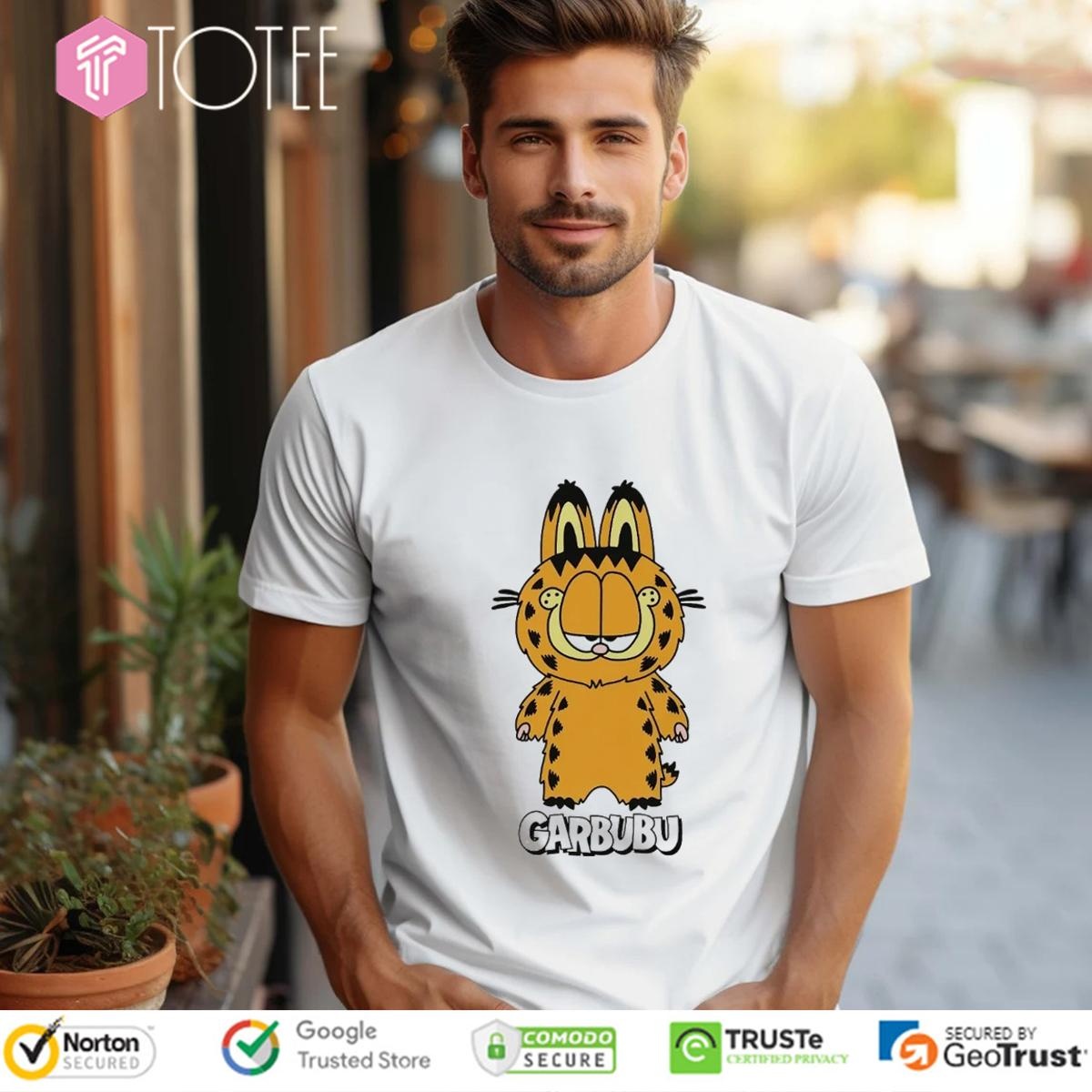 Garbubu Parody Garfield Labubu T-shirt