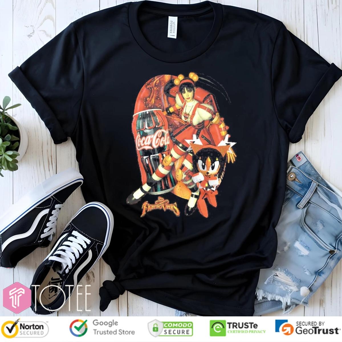 Honey Fighting Vipers Coca Cola Vintage Bootleg T-shirt