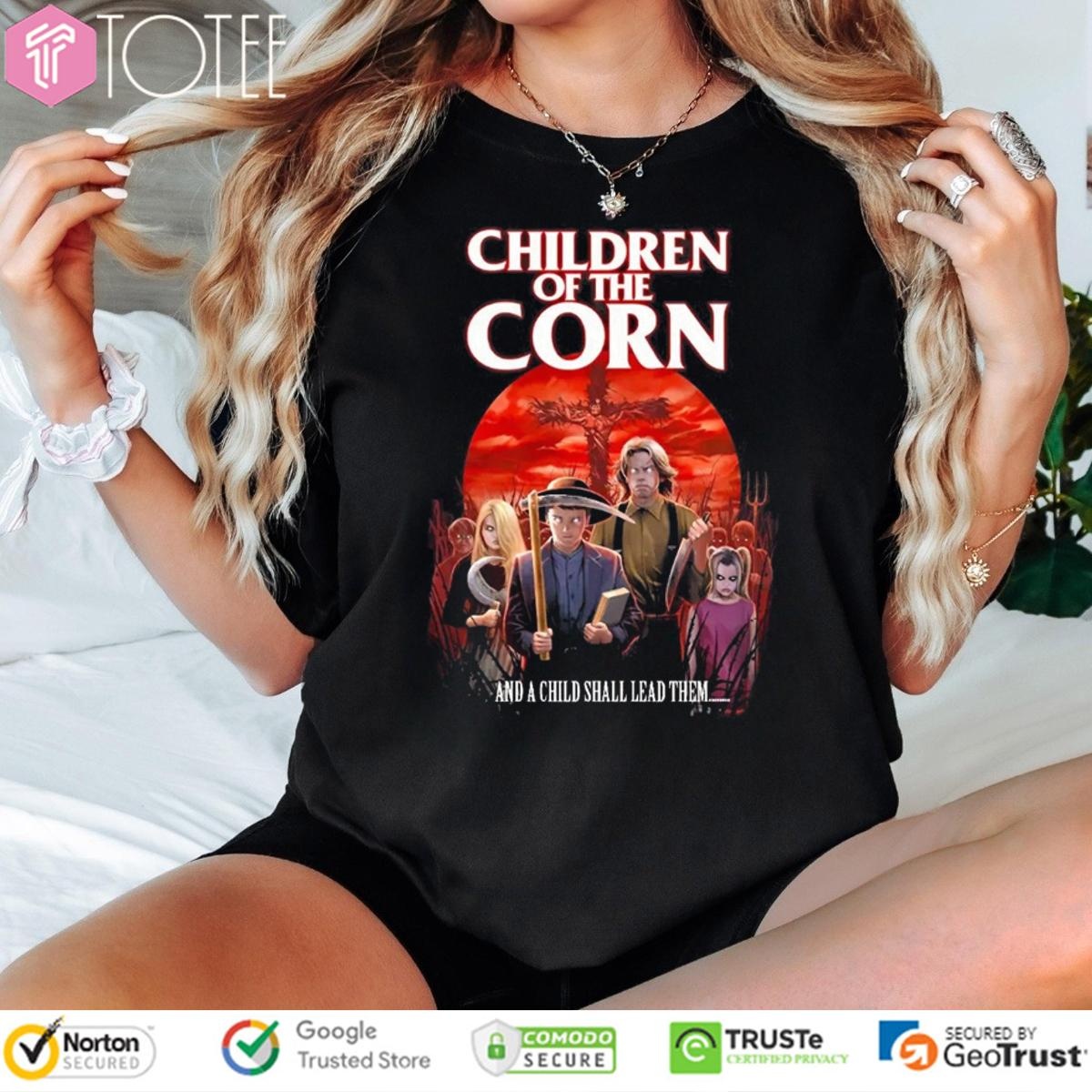 Children Of The Corn And A Child Shall Lead Them Horror Movie T-shirt