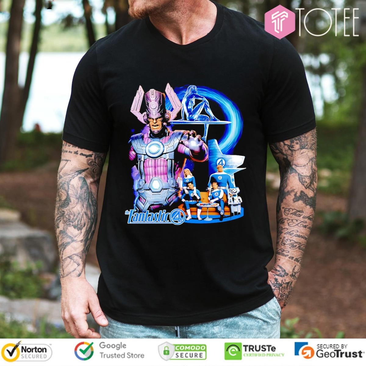The Fantastic 4 Silver Surfer And Galactus T-shirt