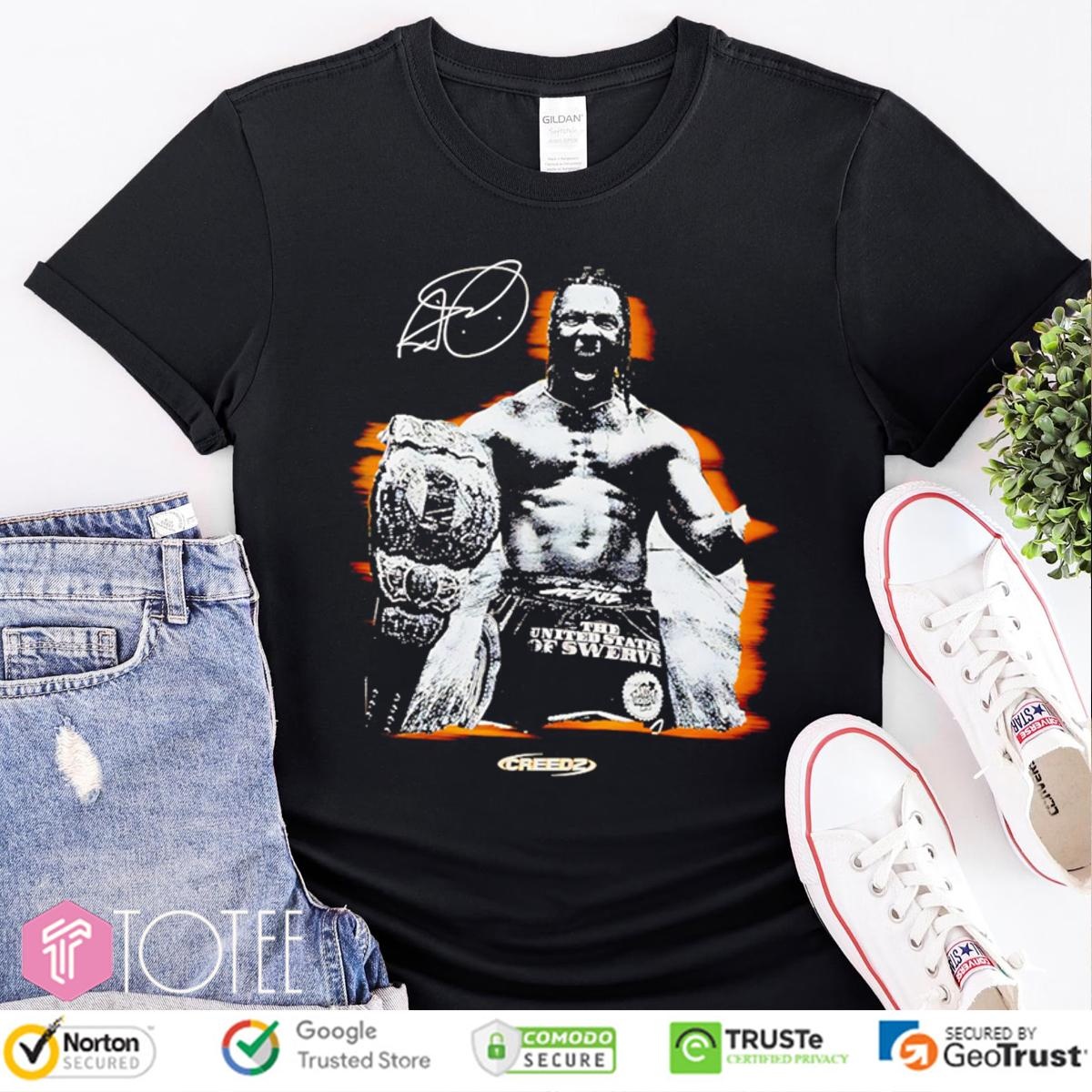 The United State Of Swerve Strickland Signature T-shirt